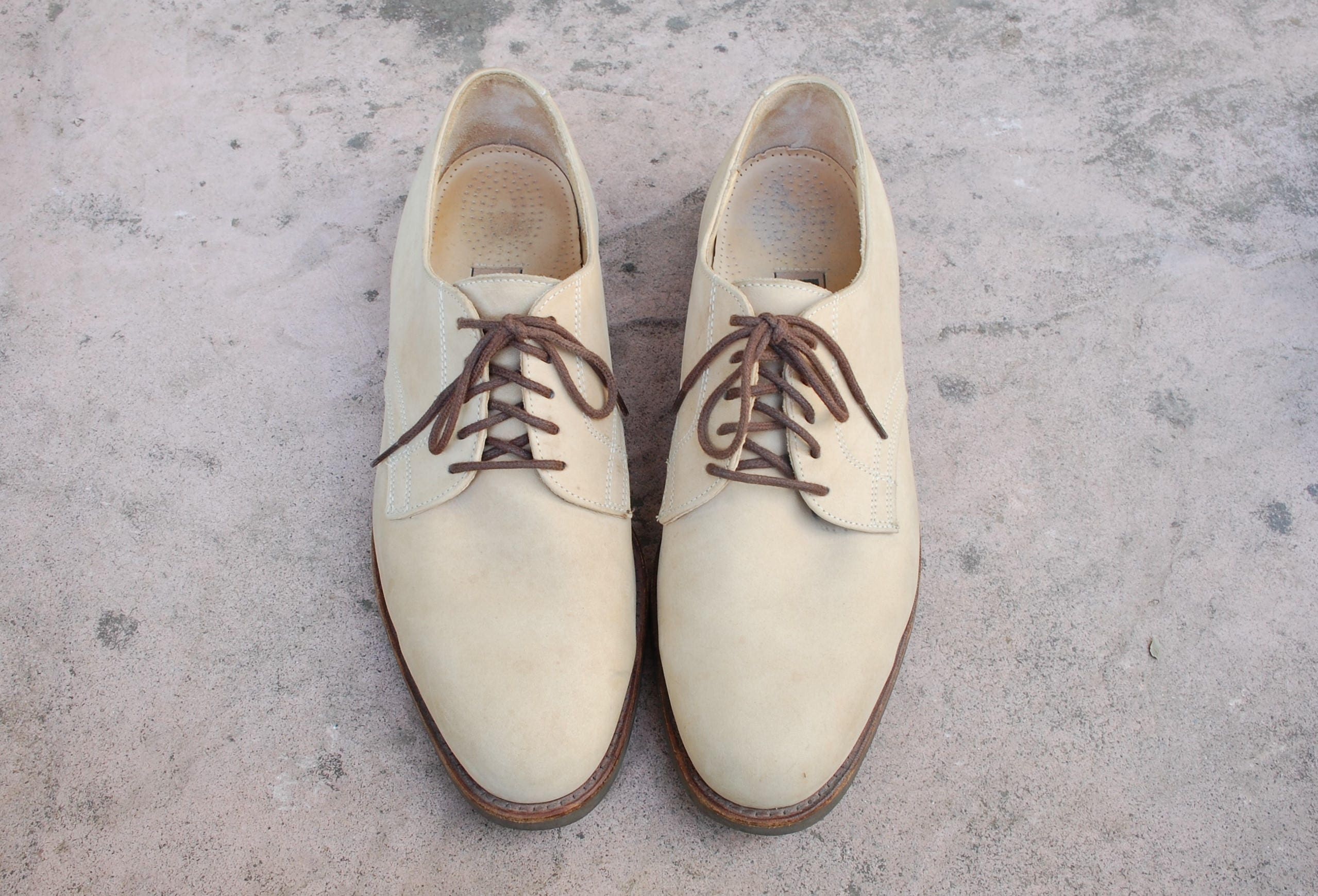 Vintage Mens 11.5d Cole Haan Oxfords Tie Shoes Sneakers Nubuck