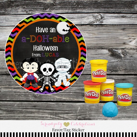 halloween mini play doh