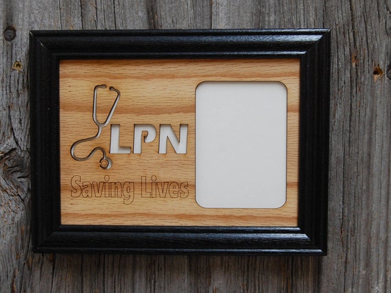 5x7 Nurse Picture Frame RN Picture Frame Nurse Gift LPN