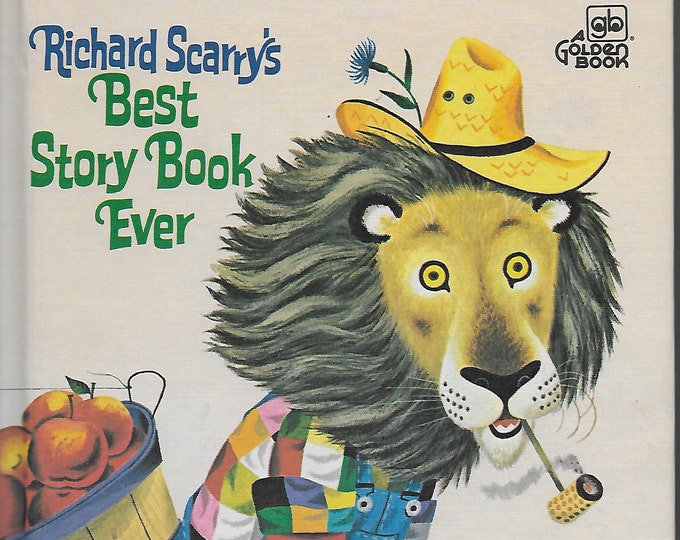 Richard Scarry's Vintage Children's Book, Best Story Book Ever, 82 Wonderful Round The Year Stories & Poems, GOLDEN BOOK, Gift for Child