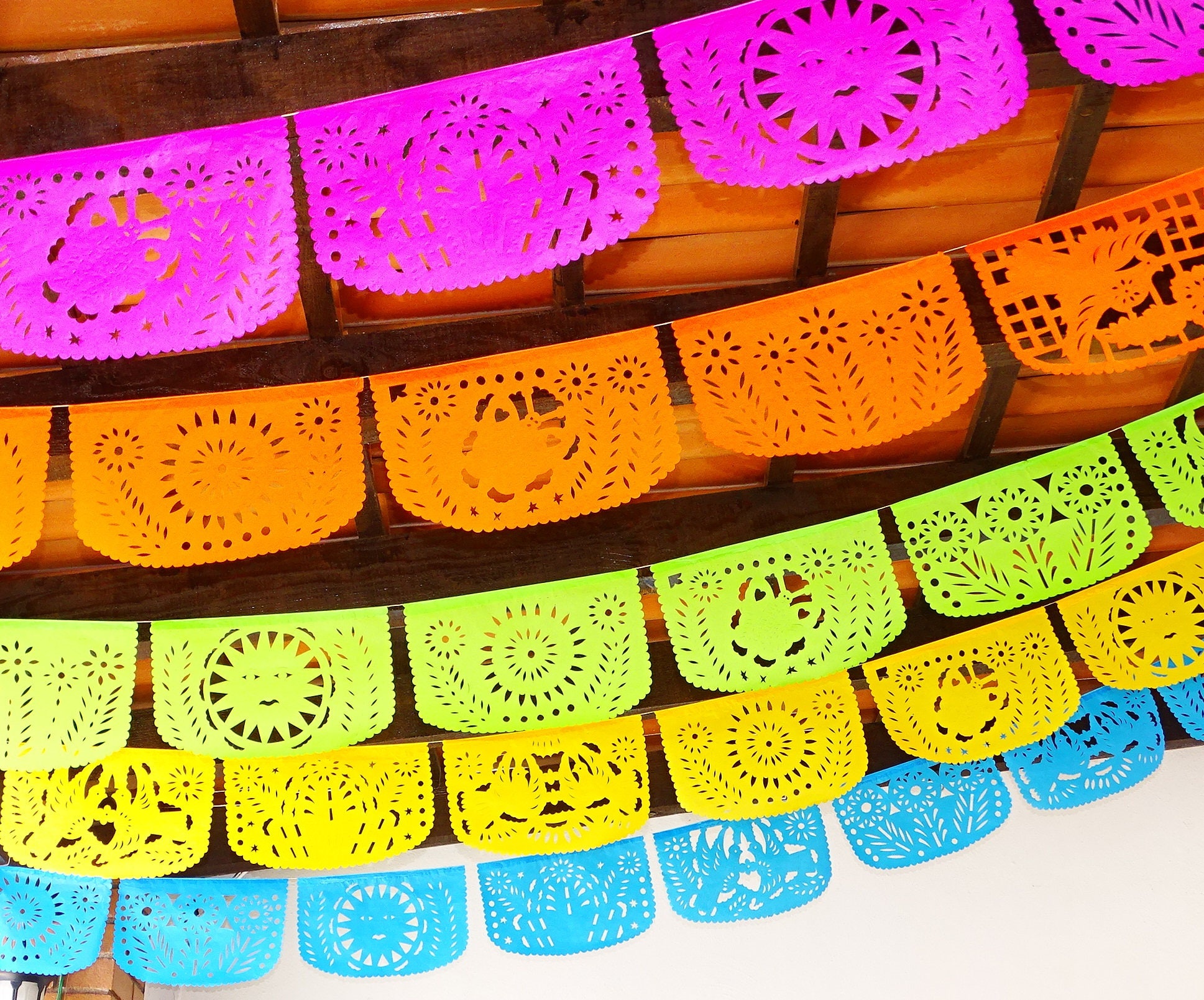 Papel Picado Banners 5 Pack Banners Paper Mexican Banner 60 6352