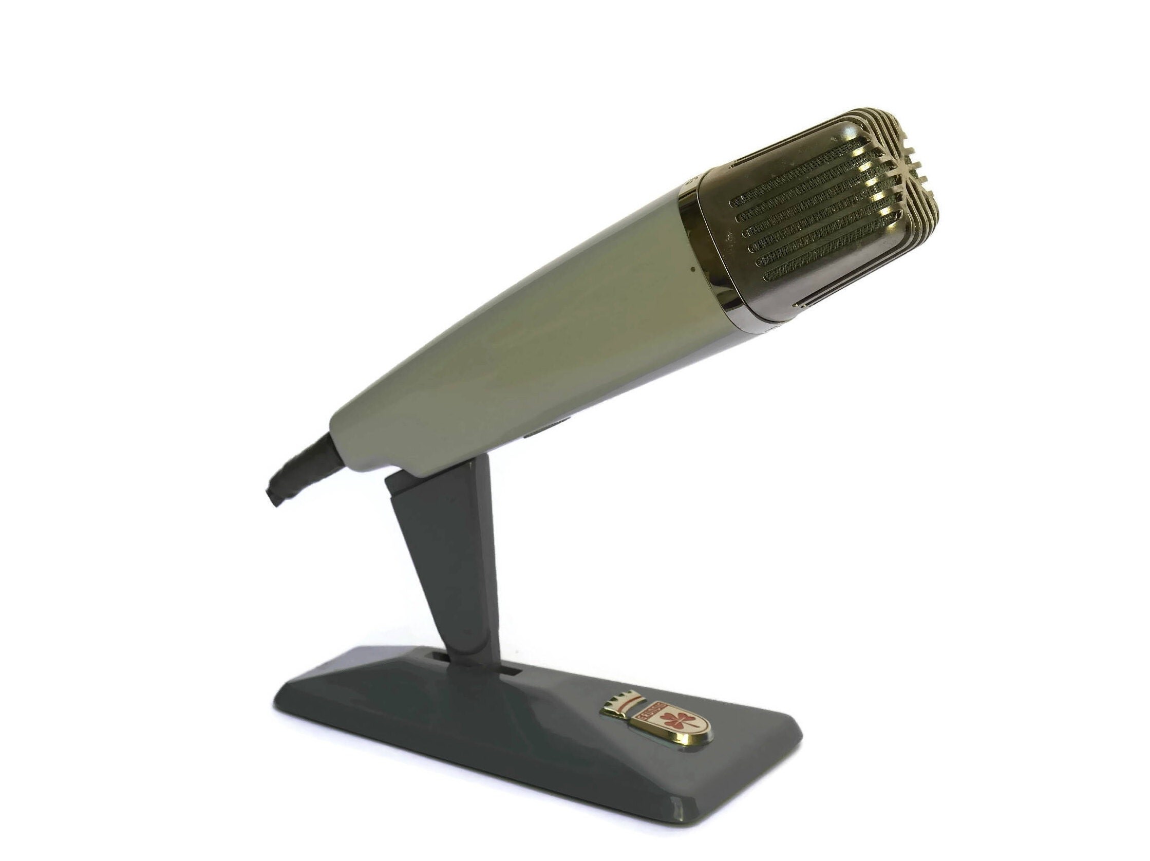 Vintage German GRUNDIG GBM 125 Ribbon Microphone. Iconic Mic.