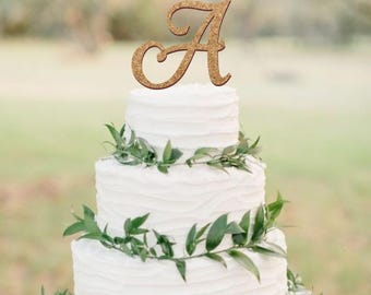 Rustic Cake Topper Wedding Cork Monogram Rustic Cake Topper Wedding Cork Monogram