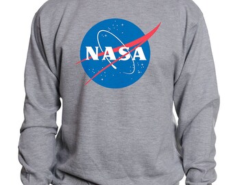 NASA Universe Logo | Astronomy Science Astronaut Hoodie | Nerd Geek Space Aesthetics Sweatshirt | Gift for Him