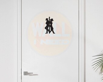 Bathroom Sign Decal pirate and mermaid toilet sign bathroom sign toilet sign door Bathroom Sign Decal pirate and mermaid toilet sign bathroom sign toilet sign door