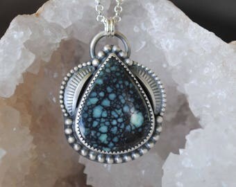 Orion Variscite Necklace - Sterling Silver Variscite Jewelry