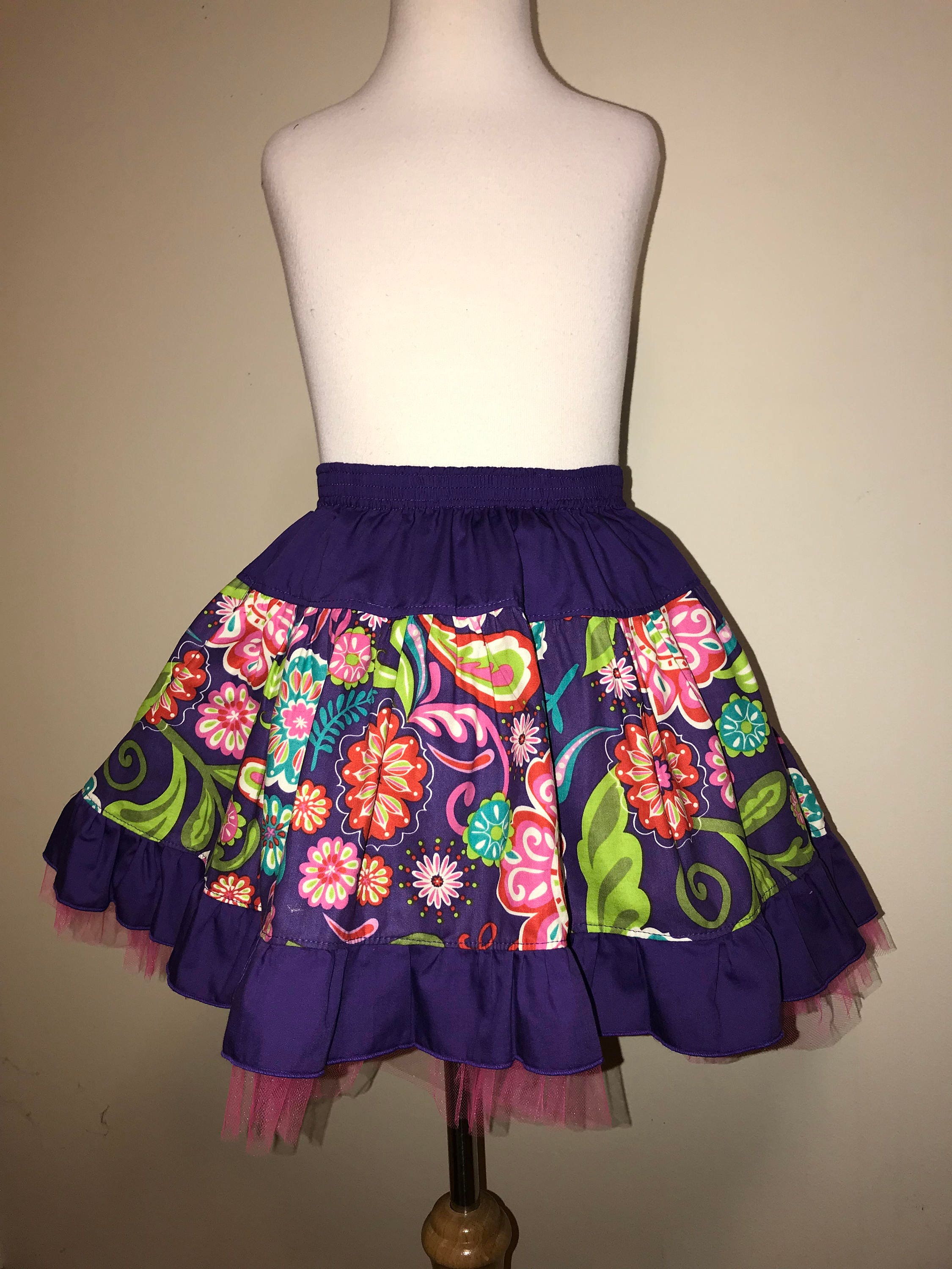 tutu ruffle skirt