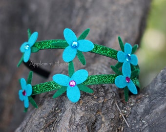 Poppy Headband,Troll headband,Poppy Troll, Princess Poppy troll headband,Poppy Halloween Costume,Poppy Birthday Headband,Poppy Princess,