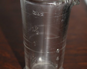 Vintage Kodak Glass 2 ounce Measuring Cup