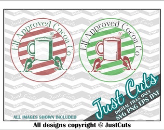 Elf Cocoa SVG, elf svg, Christmas svg, hot cocoa, cocoa, chocolate svg, vintage svg, eps, png, dxf, cricut, silhouette, svg files, Christmas