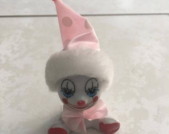 Vintage porcelain clown