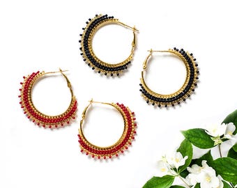 Women Gift|for|Sister Boho Earrings Gypsy Earrings Bohemian Jewelry Dainty Earrings Round Earrings Fashion Gift|for|Girlfriend Gift under 20