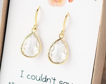 Bridesmaid Jewelry Bridesmaid Earrings Wedding Jewelry for Bridesmaids Earrings Bridal Gift Earrings Wedding Jewelry LimonBijoux