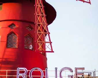 Moulin Rouge Art Print - Paris, France