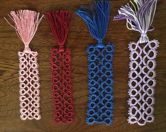Hand Tatted Lace Bookmarks