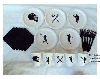 Lacrosse Party Tableware Set for 5 People