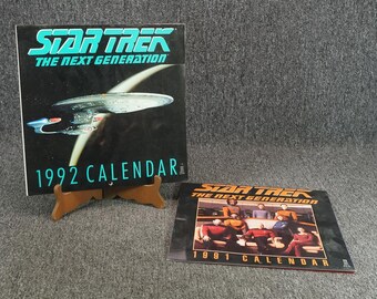 Star Trek TNG Calendars 1991 & 1992