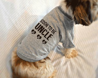 pregnancy reveal dog shirts