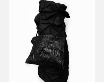 Origami sleeveless jacket/ geometrical vest/ 3d jacket