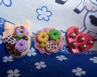 Calamita con dolcetti in fimo