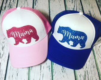 Mama bear, mama bear hat, mama bear trucker hat, mama bear fashion, mama fashion, mom fashion