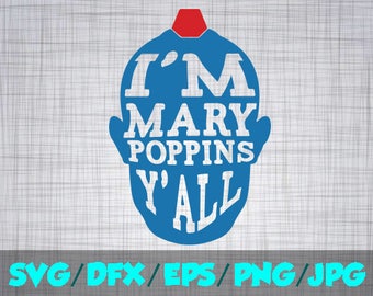 Guardians of the Galaxy SVG Iron On Decal Cutting File / Clipart, Eps, Dxf, Png, and Jpeg for Cricut - Silhouette Yondu Mary Poppins Groot