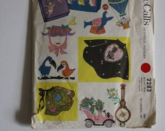 McCalls Transfer Patterns - 10 Vintage Motifs from 1958!!! Classic Crafts!!!
