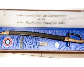 Box commemorating the bicentennial of the French Revolution 1789 1989