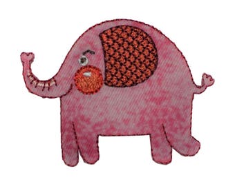 Elephant applique | Etsy