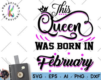 Download Born in february | Etsy