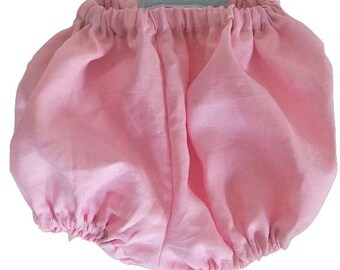 Rose water linen bloomers