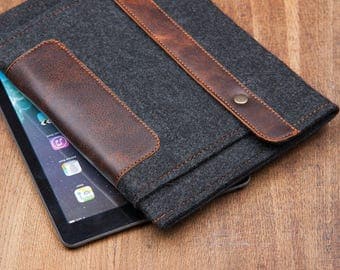 Dark felt Amazon Kindle cover. Kindle Fire 7 case. Kindle Fire hd 8 case. Kindle Fire 8 case. Kindle voyage case