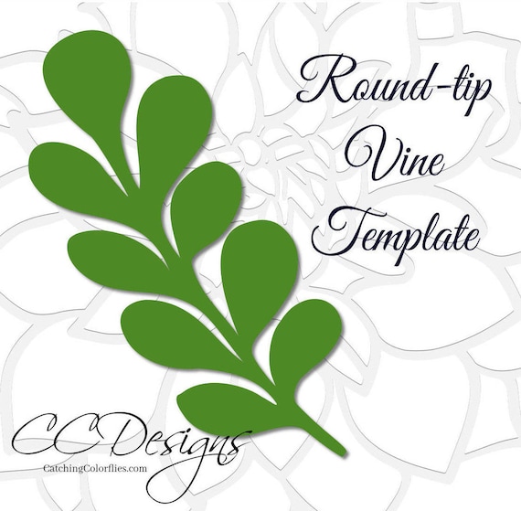 round-tip-vine-leaf-template-paper-vine-templates-paper-leaf-template