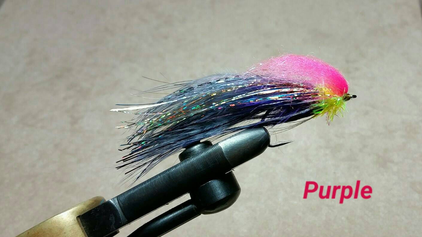 Grapefruit Leech fly fishing streamer