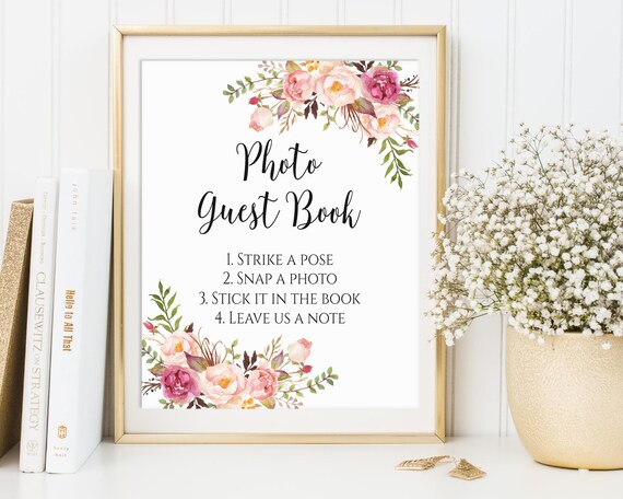 Photo Guest Book Sign Wedding Printable Ideas C1 Photo Guest Book Sign Wedding Printable Ideas C1