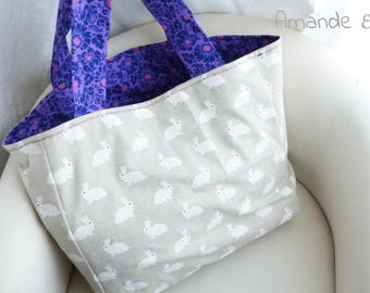 Bag to make Alice pays des Merveilles - collection "Mojito" Amande Etoilée