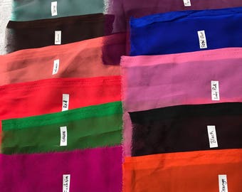 CHIFFON FABRIC COLORS