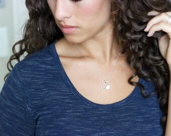 Miscarriage Necklace, Miscarriage Remembrance Necklace, Miscarriage Jewelry, Remembrance Jewelry, I Carry You In My Heart Necklace