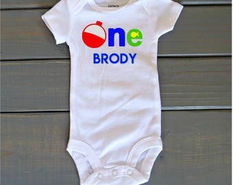 Fishing First Birthday Shirt, Fishing Birthday Tee, Fishing First Birthday, Boys' First Birthday, One Fishing Shirt, O-Fishally-One