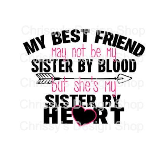 Download Best Friend SVG cut file / sister cut file / sister svg