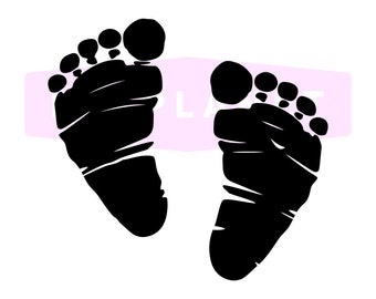 Free Free 109 Silhouette Baby Footprint Svg SVG PNG EPS DXF File