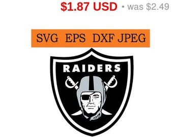 Sale 25% - Oakland Raiders logo in SVG / Eps / Dxf / Jpg files INSTANT DOWNLOAD!