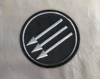 Iron Front Patch | Sew on | Embroidery | Patches for Jackets | Antifa Patch | Tumblr Patch | Anarchist Patch | Equality Patch | Cute Patch