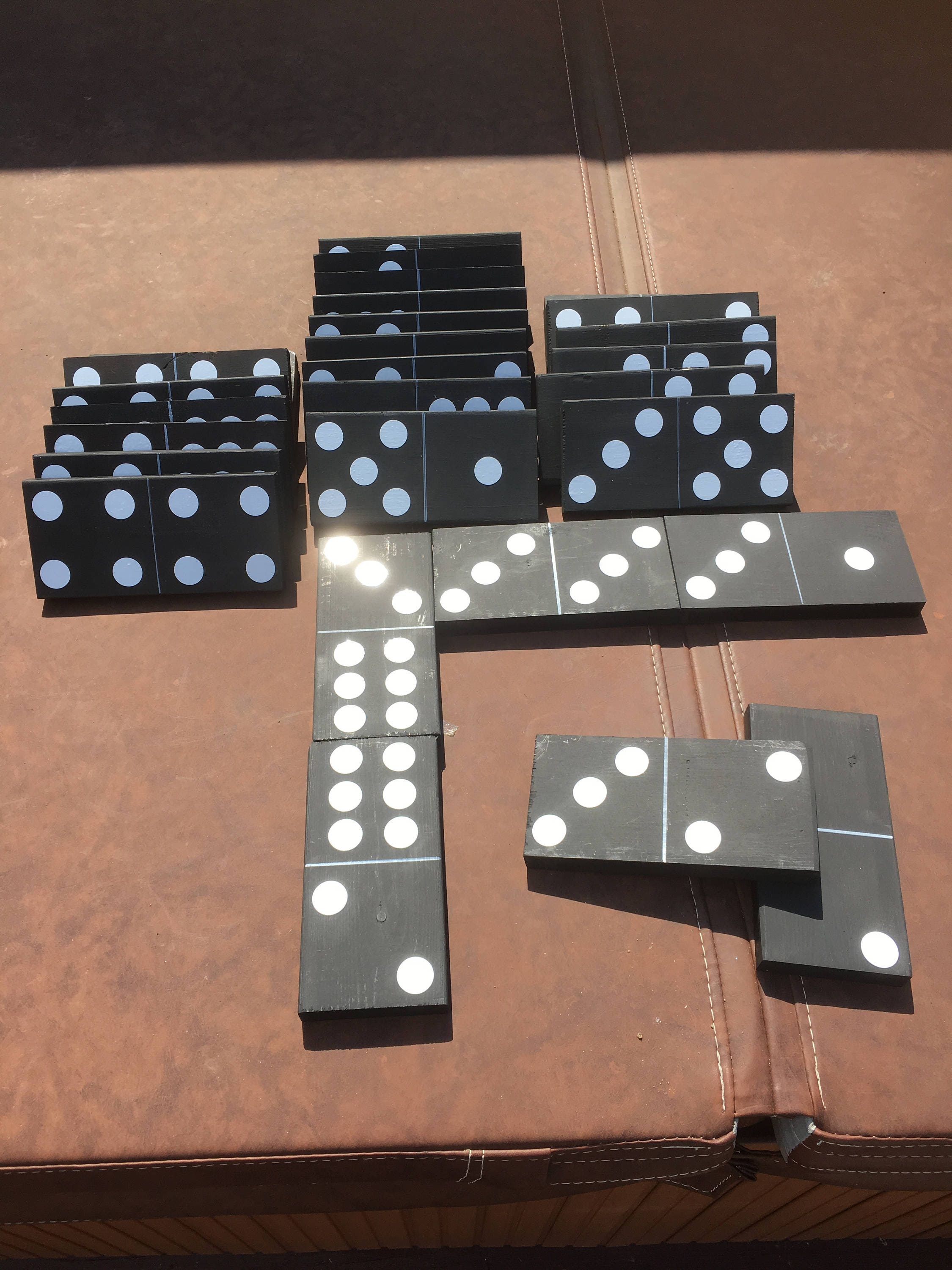 Wooden Yard Games Giant Wooden Yard Dominoes Full set of 100 Tiles up to Double 84 Wooden Yard Games Giant Wooden Yard Dominoes Full set of 100 Tiles up to Double 84