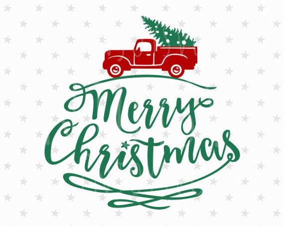 Download Merry Christmas SVG Christmas Tree Svg Christmas truck svg