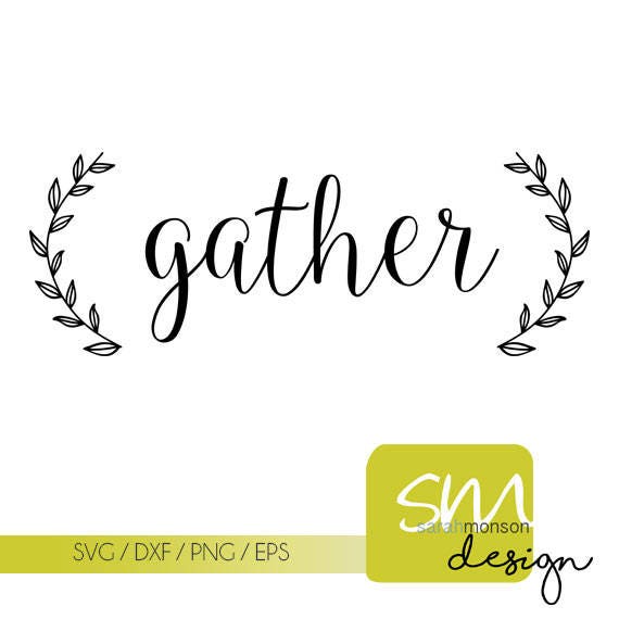 Download Gather Laurel Wreath svg cutting file eps file png