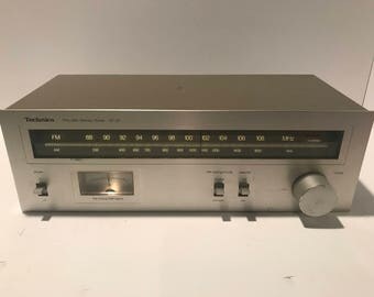 Technics ST-Z1 vintage 1970's AM/FM stereo tuner silver face hi-fi