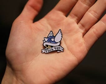 Blue Shell Mario Kart Enamel Pin Lapel Pin