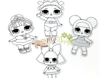 Poupee Lol Hair Goals Coloriage