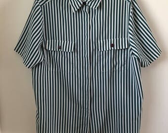 89s Oversized Striped Blouse xl/xxl